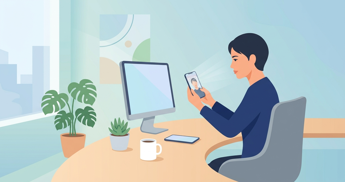 How do I pass my employer's biometric screening without leaving my desk?