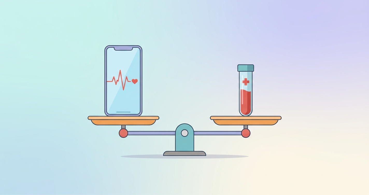Phone-Based Health Screening vs Lab Bloodwork: What's the Difference?